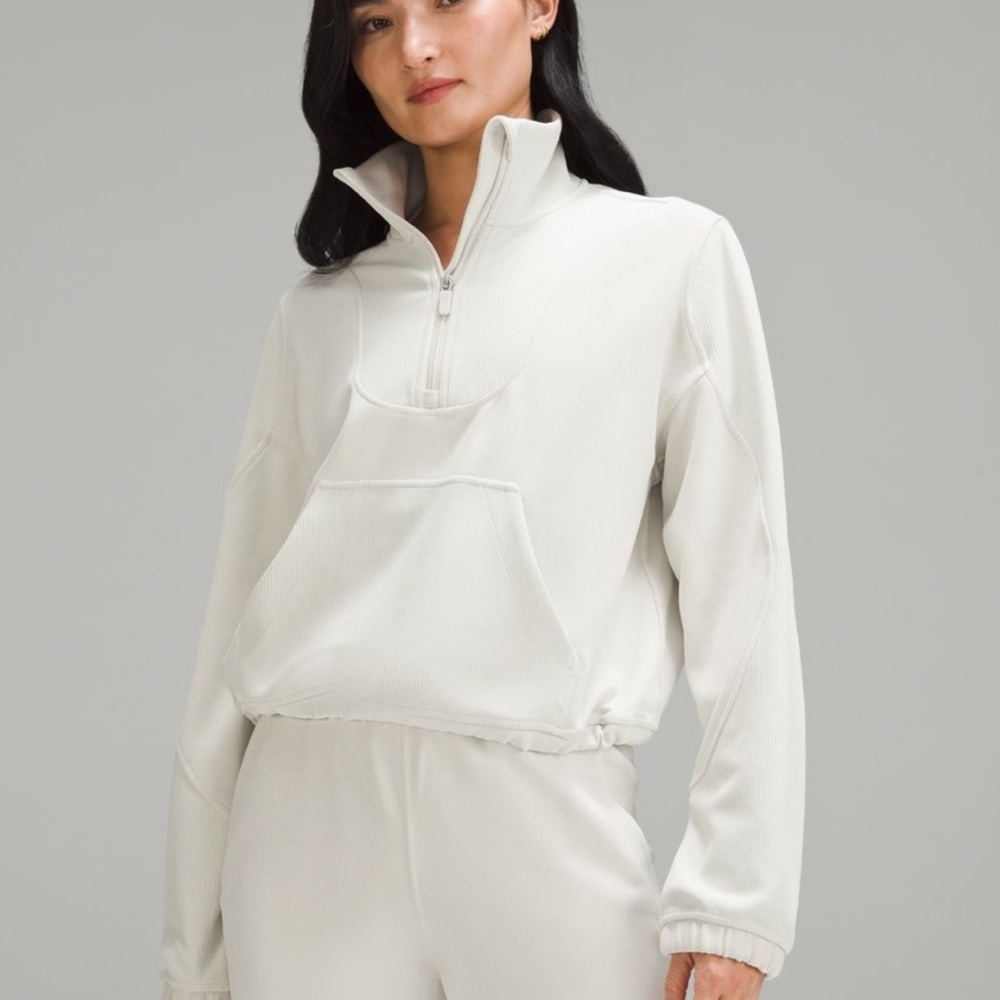Brushed Softstreme Ribbed Half Zip